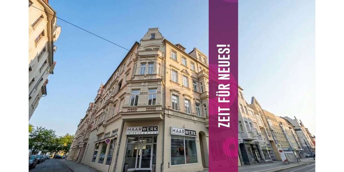 Etagenwohnung Halle Südliche Innenstadt - 3 Zimmer, 85 m&sup2;, 640&euro; | Angebot:27355444