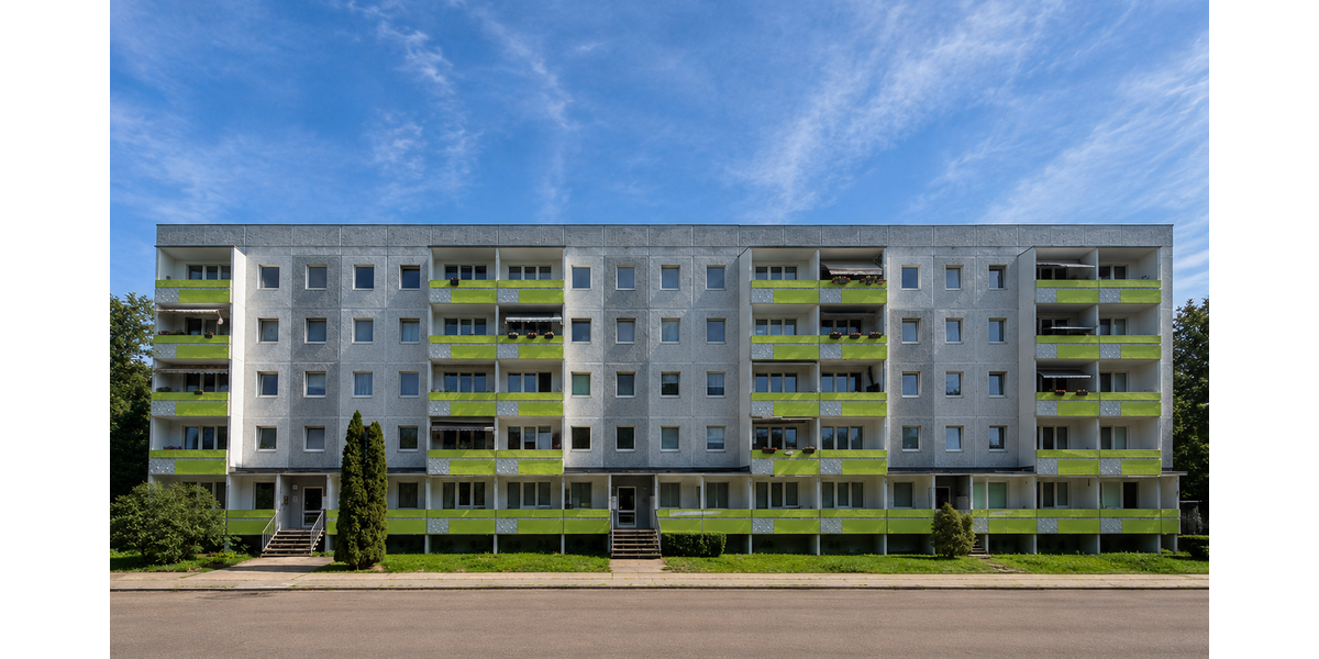Etagenwohnung Halle (Saale) Silberhöhe - 4 Zimmer, 71 m&sup2;, 600&euro; | Angebot:27438128