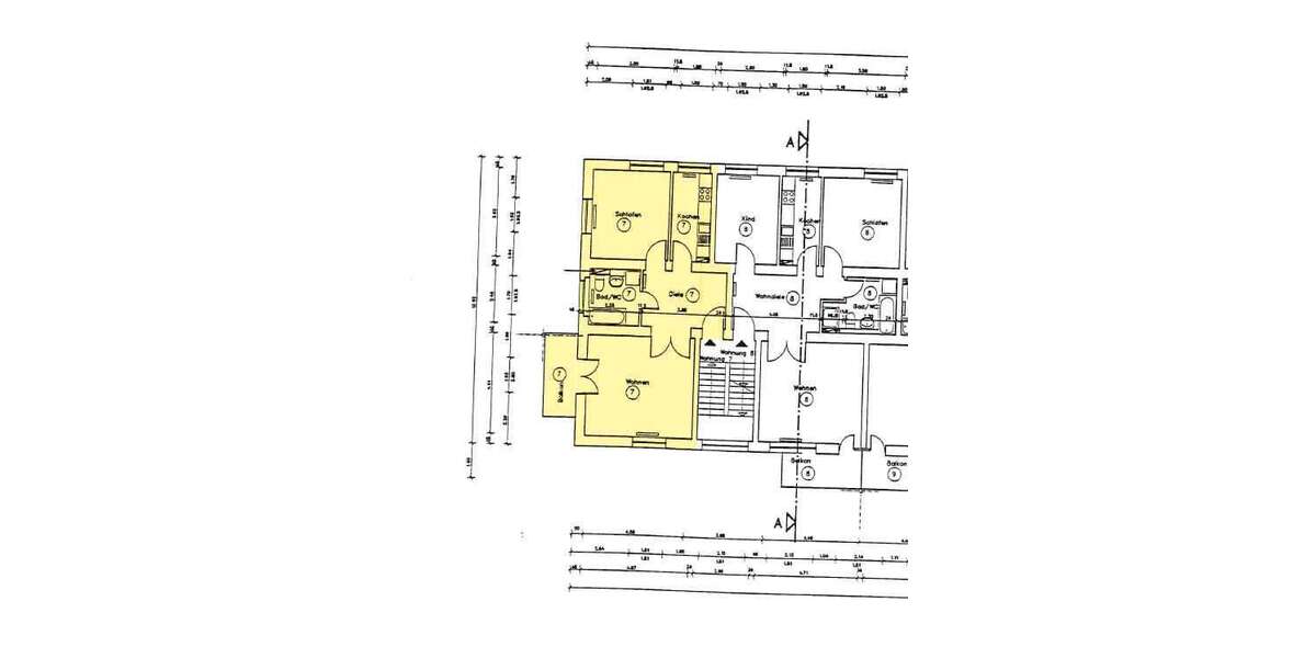 Etagenwohnung Halle Dölau - 2 Zimmer, 58 m&sup2;, 540&euro; | Angebot:27351483