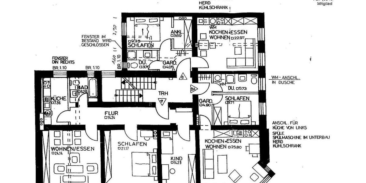Etagenwohnung Halle Südliche Innenstadt - 2 Zimmer, 46 m&sup2;, 380&euro; | Angebot:27083542