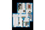 Etagenwohnung Halle (Saale) Büschdorf - 3 Zimmer, 69 m&sup2;, 555&euro; | Angebot:25932939
