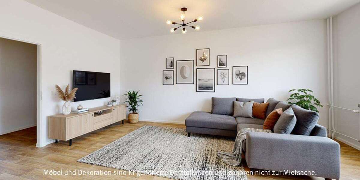 Etagenwohnung Halle Heide-Nord/Blumenau - 3 Zimmer, 70 m&sup2;, 458&euro; | Angebot:26939952