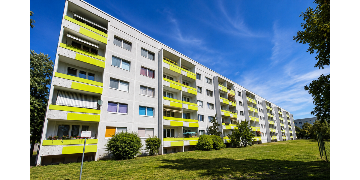 Etagenwohnung Halle (Saale) Silberhöhe - 4 Zimmer, 71 m&sup2;, 600&euro; | Angebot:27389584