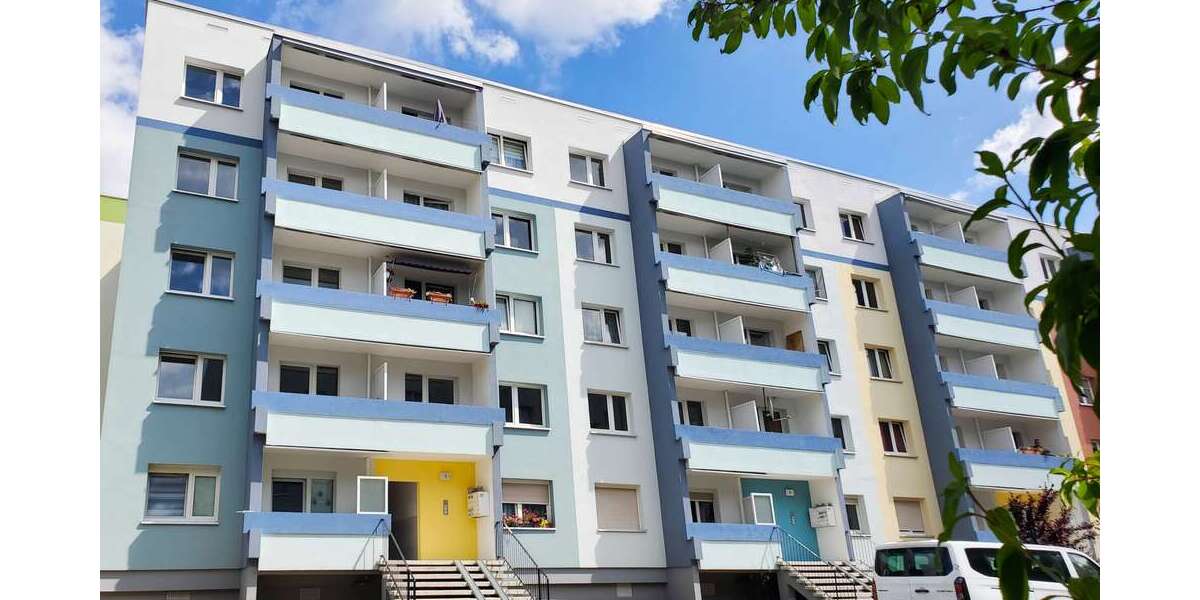 Etagenwohnung Halle Silberhöhe - 3 Zimmer, 56 m&sup2;, 369&euro; | Angebot:25806687