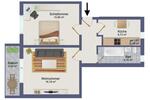 Etagenwohnung Zörbig - 2 Zimmer, 50 m&sup2;, 320&euro; | Angebot:24933900