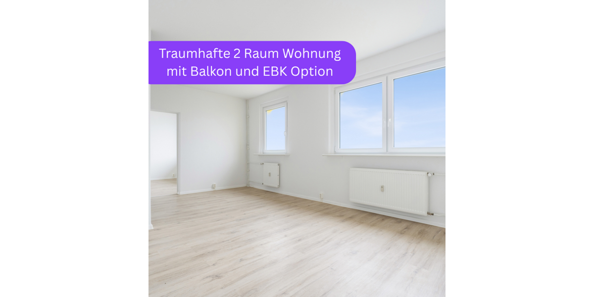 Etagenwohnung Halle Halle-Neustadt - 2 Zimmer, 60 m&sup2;, 450&euro; | Angebot:27440968